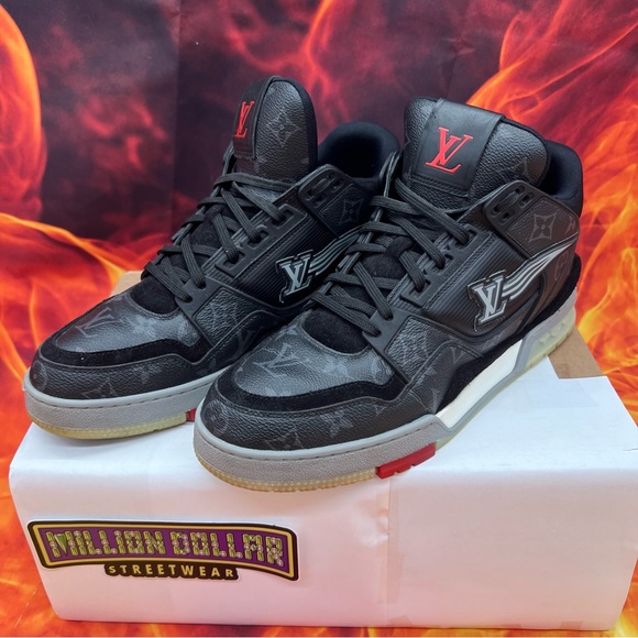 Louis Vuitton trainer ‘monogram eclipse’ Sz- 10M - Picture 12 of 12